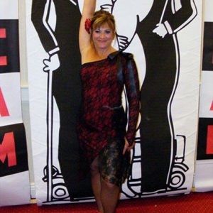 Custom made rhythm ballroom dancing dress.